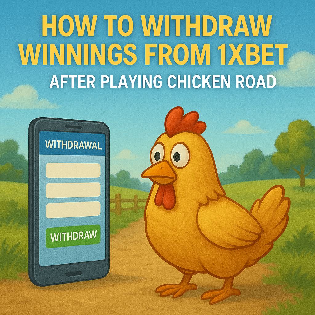 withdraw winnings in chicken road in 1xbet
